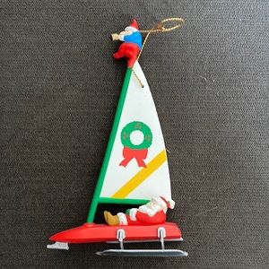 Vintage Christmas Charmers Tree Ornament - "Glide Tidings"